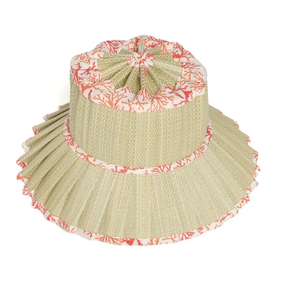 Lorna Murray x Kathy Hilton Ladies Coral II | Luxe Capri Hat - NWT
